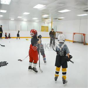 Dalles de sol synthétiques pour <span class=keywords><strong>patinoire</strong></span> de hockey sur glace en UHMWPE autolubrifiantes de 15 mm et 20 mm - Product Image 3