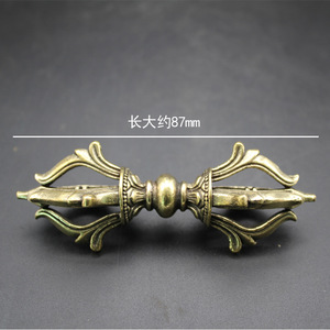 Ornement Vajra en laiton à fixer au mur, design traditionnel, décoration d'intérieur, pièce unique - Product Image 4