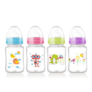 Bouteille en plastique pour bébé 240ml, sans BPA, col large, PP, vente en gros - Product Image 3
