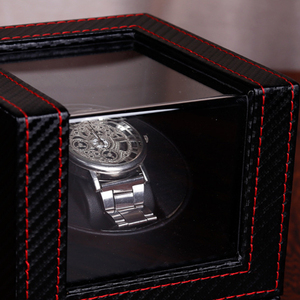 Boîte de <span class=keywords><strong>montre</strong></span> haut de gamme avec moteur à remontage automatique boîtier de <span class=keywords><strong>bijoux</strong></span> en verre domestique Shaker vitrine boîtier de <span class=keywords><strong>montre</strong></span> en cuir - Product Image 5