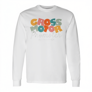 Maglietta a Maniche Lunghe Gross Motor Promoter, Unisex per Adulti, Girocollo, Stampa Serigrafica, per Attività Promozionali - Product Image 2