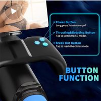 Schub männlicher Mastur bator 7 Vibrations modi Automatisches Sexspielzeug für Erwachsene Langlebiges Vibrations massage gerät Doppelgriffe Stroker Cup