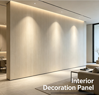 Panneau mural en cristal de carbone à grain de bois ignifuge Mingman B1, imperméable, résistant à l'usure, bords arrondis, pour intérieur