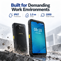 Terminal portable robuste T2 Android 12 avec lecteur de codes-barres 1D 2D, 4G WiFi, IP67 pour l'inventaire et le comptage des stocks en entrepôt