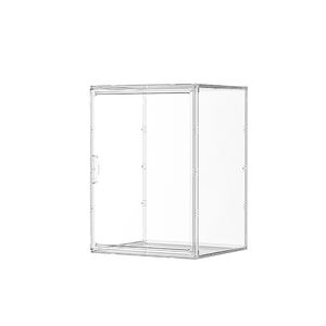 Lot de 10 jouets en <span class=keywords><strong>plastique</strong></span> transparent Vitrine de travail manuel Organisateur de bureau empilable Conteneur d'affichage de figurines d'<span class=keywords><strong>action</strong></span> à 2 niveaux - Product Image 3