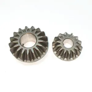 Factory wholesale ISL 14 17 teeth mechanical 20CrMnTi forging custom differential bevel gears for small cars