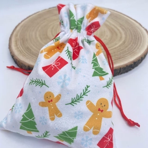 Sac de rangement en velours à cordon de serrage pour bonbons, best-seller, avec logo personnalisé pour emballage cadeau de fêtes - Product Image 4