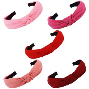 Meilleure Vente Bandeau Ajustable en Chiffon pour Hommes et Femmes, Serre-tête Sportif en Métal avec Double Frange et Nœud Papillon, Accessoire de Coiffure - Product Image 3