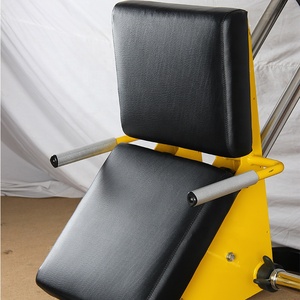 Máquina de prensa de piernas y sentadillas <span class=keywords><strong>hack</strong></span> de 45 grados con carga de placas para ejercicios de pantorrillas, equipo de gimnasio de fábrica de Guangzhou - Product Image 4