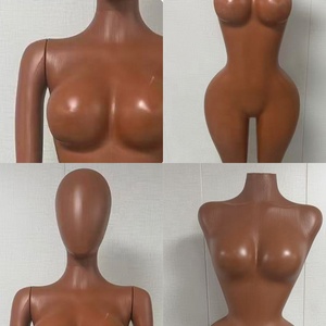 Maniquíes Femeninos de Alta Calidad en Stock, Modelo Africana de Talla Grande para Exhibición en Vitrinas, Color Marrón - Product Image 6