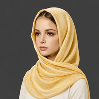 Tissu Hijab Enfant 9902 – Commande en Gros – Mousseline de Polyester Légère, Respirante et Antistatique pour la Confection Quotidienne de Foulards pour Enfants
