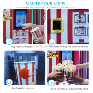 CB CE Nouvelle Conception Automatique Libre-Service Nouveau Type Fabrication Entièrement Automatique Machines à Popcorn <span class=keywords><strong>Sucré</strong></span> à Bon Prix - Product Image 4
