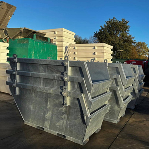 Bennes de levage frontales en métal de haute qualité pour l'extérieur, pour le traitement des déchets, empilables, machine de stockage de déchets, bennes de levage robustes - Product Image 2