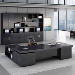 <span class=keywords><strong>Bureau</strong></span> de direction de luxe moderne, mobilier de <span class=keywords><strong>bureau</strong></span> de direction haut de gamme, ensemble extensible en <span class=keywords><strong>bois</strong></span>, étagères modulaires, utilisation à domicile, hôtel, matériau métallique - Product Image 4