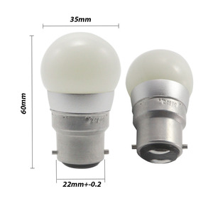 B22 LED Ampul Süper Parlak 24V Kısılabilir Küre G35 Süt Beyazı Güneşlik Makyaj Aynası Lambası Karavan RV Güneş Enerjisi Sistemi için - Product Image 4