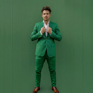 Men's Modern Slim Fit <b>Suit</b> Blazer Casual Formal Jacket for Office Business Travel Wedding Party Celebration and Everyday - Product Image 1