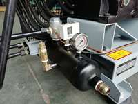 Compresseur d'air à piston industriel de haute qualité 15KW/20HP, refroidi par air, moteur PLC, 40 bars, moyenne pression