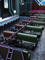 Ensemble de meubles de restaurant Willowood Premium Sense personnalisé, canapé, table et chaises