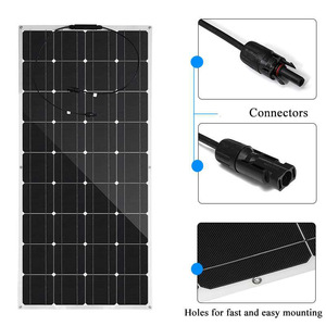 แผงโซลาร์เซลล์แบบยืดหยุ่น Alecter Solar 400W โมโนคริสตัลไลน์ ชุดระบบแผงโซลาร์เซลล์ ประสิทธิภาพ 22% น้ำหนัก 3.8 กก. พร้อมตัวควบคุมสำหรับใช้งานกลางแจ้ง - Product Image 4