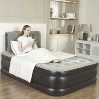 Matelas pneumatique intelligent avec pompe intégrée - Lit gonflable double de luxe pour la maison
