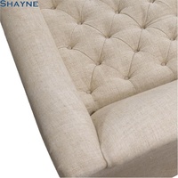 202602 OEM para Marcas Reconocidas SHAYNE FURNITURE, Sofá Clásico de Tela con Diseño Moderno para Sala de Estar, Estilo Americano