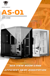 Gabinete para Juegos JungleLeopard AS-01, Blanco, Panel Lateral de Vidrio Templado, Ventiladores ARGB Preinstalados, Chasis para PC MATX, Compatible con 360 L - Product Image 2