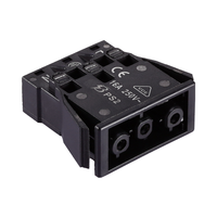Bloc de bornes femelle à 3 broches KREALUX BELEKS, 250V 16A PA66 Connecteur électrique