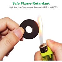 Bagues passe-câbles en caoutchouc silicone pour pare-feu automobile, protection de câbles, avec service de découpe pour trous de fixation