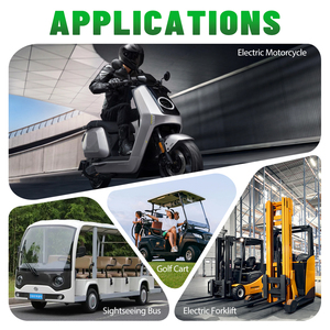 RNDグレードA 72V 50Ah LiFePO4 LFPバッテリー 2000サイクル <span class=keywords><strong>3</strong></span>年保証 電動スクーター/電動自転車用 - Product Image 6