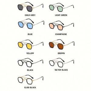 Gafas de Sol Punk Vintage de Moda 2022, Montura Redonda Pequeña, Estilo Steampunk - Product Image 6