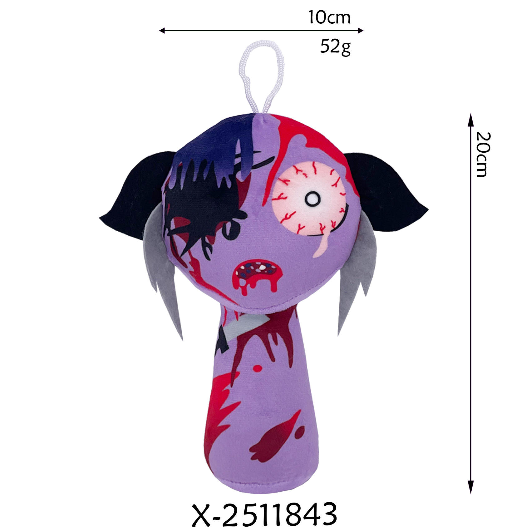 Perro morado mutante