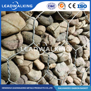 กล่องกาเบียนหกเหลี่ยมชุบสังกะสีคุณภาพสูงสำหรับป้องกันตลิ่งริมแม่น้ำ มาตรฐาน GB สำหรับงานวิศวกรรมทางถนน - Product Image 5