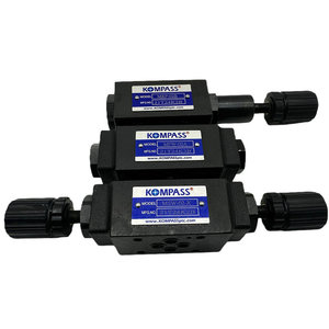 Válvula de Control de Flujo KOMPASS MSW-02-X, Válvula de Estrangulamiento Apilable, Válvula Hidráulica - Product Image 1