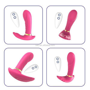 Baru pemanas otomatis pengendali jarak jauh nirkabel wanita dewasa Dildo mainan seks celana dalam Mini dapat dipakai Vibrator untuk stimulasi klitoris - Product Image 6