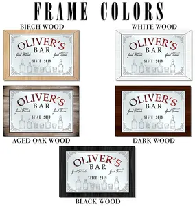 Op Maat Gemaakte Vintage Decoratieve Pubspiegel Met Logo Gepersonaliseerde Reclame Bar Teken Ingelijst In Glas Bass Adnams Stijl - Product Image 2