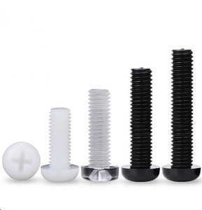 Viti in Nylon DIN 7985 PA66 con Testa a Croce Phillips, Filettatura M2 M2.5 M3 X 6mm 8mm 10mm 25mm - Product Image 1