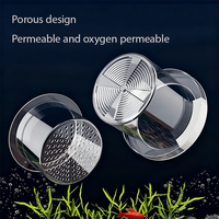 Nouvelle Boîte d'Incubation Flottante Améliorée pour l'Élevage de Poissons, Boîte d'Isolation pour l'Élevage en Aquarium, pour Œufs de Poisson, Alevins, Bébés Poissons, Écloserie