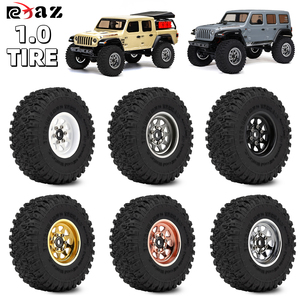 RCXAZ <span class=keywords><strong>1</strong></span>.0 "Beadlock Jantes 52*19mm Jeu de pneus pour <span class=keywords><strong>1</strong></span>/<span class=keywords><strong>18</strong></span> <span class=keywords><strong>1</strong></span>/24 RC Crawler Car Axial SCX24 FMS FCX24 <span class=keywords><strong>TRX4M</strong></span> (W1004-T1014) - Product Image 1