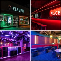 Tira de LED RGB COB de 10 mm de Ancho, 420 LED/m, DC24V, Sin Puntos, a Todo Color, Flexible, Cortable, para Decoración del Hogar y Bares