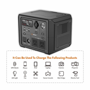 Générateur solaire d'alimentation de secours en gros 600W, station d'alimentation portable rechargeable pour la maison et l'extérieur avec fonction UPS - Product Image 4