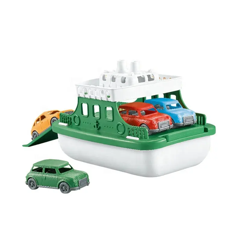 Samtoy 5 In 1 Speelgoed Voertuig Bad Set Rollenspel Game Plastic Schip Ferry Boot Speelgoed Voor Kids