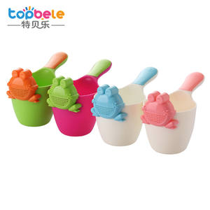ท็อปเบล แชมพูเด็ก ถ้วยรูปทรงกบ ช้อนพลาสติก สำหรับทารกแรกเกิด 0-3 ปี ใช้ในห้องน้ำอเนกประสงค์ BC010 - Product Image 1