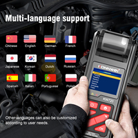 Kit de Herramientas de Diagnóstico de Baterías OEM KONNWEI KW720 6V 12V 24V Probador de Baterías Inteligente con Impresora