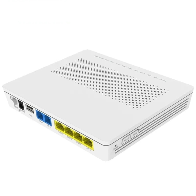 HG8245A Fiber Optic Equipment with 4FE+Voice+WIFI+USB English Version Ftth Epon GPON ONU ONT HG8245A