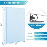 Carpeta de Archivo A4 de Cartón Duro con Anillas 2/3, Clips de Polipropileno PP Ecológicos de Alta Calidad, Compatible con OEM y ODM