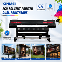 Impresora Eco Solvente de Gran Formato de 1800 mm, Impresora de Inyección de Tinta de Formato Ancho para la Fabricación de Letreros, Impresión de Vinilos, Adhesivos y Papel Tapiz