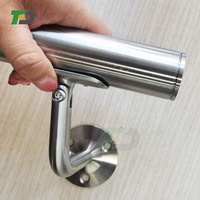 Système de garde-corps en verre en aluminium pour escalier intérieur DF avec supports de support de pierre en PVC en acier inoxydable accessoires conception de main courante