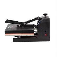 Machine d'impression de t-shirt par sublimation multicolore à ouverture automatique 28x28 Impression d'étiquettes par presse à chaud facile à utiliser utilisée/nouvelle condition-chaude