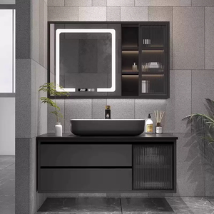 2026 New120cm Rectangular Minimalist Design Modern Intelligent <b>Mirror</b> Cabinet with Melamine Board - Product Image 2