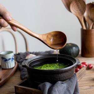 Accesorios de Cocina de Alta Calidad, Juego de 8 Utensilios de Madera de Teca, Espátulas y Cucharas para Cocinar - Product Image 3